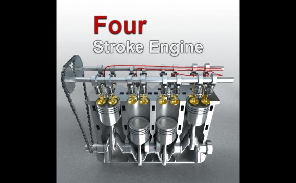Interactive Four-Stroke Engine