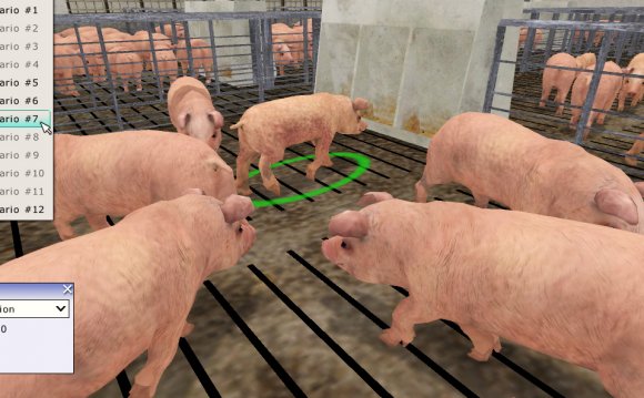 Simulation-based livestock