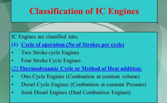 4 Classification of IC Engines
