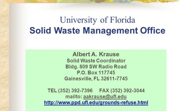 University of Florida Solid