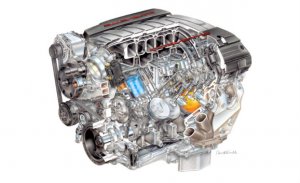 2014 Corvette LT1 small block V8 has gasoline direct injection, cylinder deactivation, variable valve timing.