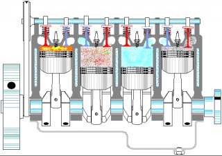 animated picture of combustion engine