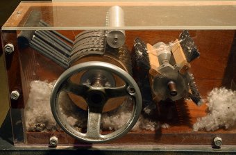 Cotton gin invented by Eli Whitney