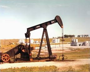 Nodding donkey oil pump