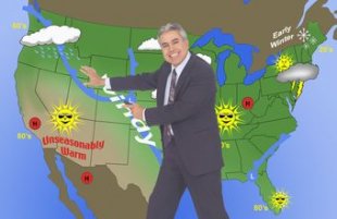Not all TV weather forecasters are meteorologists.