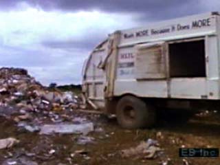 sanitary landfill [Credit: Encyclopædia Britannica, Inc.]