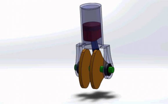 Piston cylinder animation