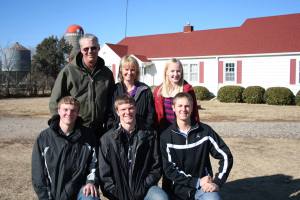 The Peterson Family on our family farm!