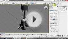 3ds Max Easy Piston Crank Animation with Link Constraint
