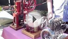 4 stroke single cylinder scale model engine