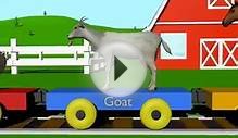 Farm Animal Train - Learning for Kids