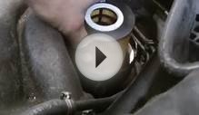 HOW TO CHANGE A OIL FILTER ,ON A MODERN CAR ENGINE