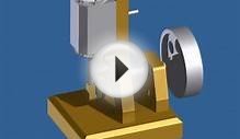 Inventor Flywheel Steam Engine Animation