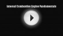 Read Internal Combustion Engine Fundamentals Ebook Free