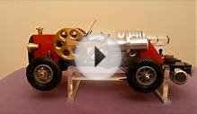Stirling engine car