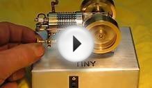 "TINY" Small 4 stroke internal combustion engine. 2nd Video