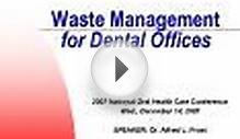 Waste Management for Dental Offices