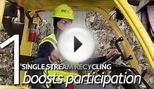 Waste Management Single-Stream Recycling: Take a tour of