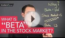 What is "Beta" [Stock Market Terms] + How to Use it for